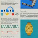 Longines Watch Company Vintage 1971 Swiss Ad Suisse Advert Horology Cybernetique Multi-Page