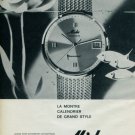1963 Mido Watch Company Mido Ocean Star Advert 1963 Swiss Ad Suisse Advert Horlogerie Horology