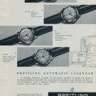 1956 Breitling Watch Company Geneva Switzerland Vintage 1950s Swiss Print Ad Suisse