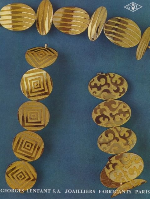 Jewelers Georges Lenfant S.A. Company Paris France 1971 Swiss Ad Publicite Suisse Advert