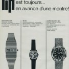 1971 Lip CH Watch Company Geneva Switzerland Vintage 1971 Swiss Advert Publicite Suisse Montres
