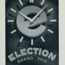 Election Watch Company Switzerland Vintage 1955 Swiss Ad Suisse Advert Horology