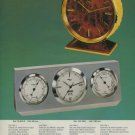 Imhof Clock Company Switzerland Arthur Imhof Vintage 1975 Swiss Ad Suisse Advert