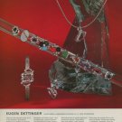 1975 Jeweler Eugen Dettinger Pforzheim Germany Vintage 1975 Swiss Ad Publicite Suisse Advert