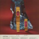 Certina Watch Company Grenchen Switzerland Vintage 1975 Swiss Ad Advert Suisse
