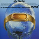 1975 RoWi Rodi & Wienenberger AG Company Vintage 1975 Swiss Ad Suisse Advert Horology