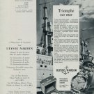 Ulysse Nardin Watch Company Vintage 1955 Swiss Ad Suisse Advert Horology