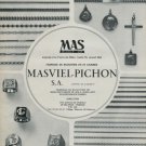 1975 Jeweler Masviel-Pichon S.A. Company Valence France 1975 Swiss Ad Suisse Advert