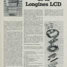 Longines Watch Company Switzerland Vintage 1975 Swiss Ad Suisse Advert Horology Multi-Page