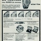1963 Buren Watch Company Buren Starlite Advert Swiss Ad Suisse Advert Switzerland