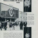1955 Basel Swiss Watch Fair Jaeger-LeCoultre Omega Rayville Blancpain Breitling