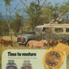 Nivada Watch Company Switzerland Vintage 1975 Swiss Ad Suisse Advert Horlogerie Horology