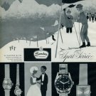 1963 Sandoz Watch Company Switzerland Vintage 1963 Swiss Ad Suisse Advert Horology