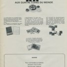 1975 KIF Parechoc S.A. Company Vintage 1975 Swiss Ad Suisse Advert Horlogerie Horology