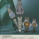 Aureole Watch Company Switzerland Vintage 1975 Swiss Ad Suisse Advert Horlogerie
