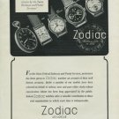 1946 Zodiac Watch Company Switzerland Vintage 1946 Swiss Ad Suisse Advert Horlogerie Horology