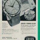 Gruen Watch Company Geneva Switzerland 1960 Swiss Ad Suisse Advert Horlogerie Horology