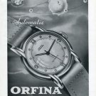 1946 Orfina Watch Company Grenchen Switzerland Vintage 1946 Swiss Ad Suisse Advert