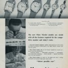 1960 Marc Nicolet Watch Company Switzerland Vintage 1960 Swiss Ad Suisse Horlogerie Advert Horology