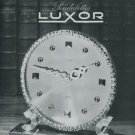 1946 Luxor Clock Company Le Locle Switzerland Vintage 1946 Swiss Ad Suisse Advert Horlogerie