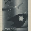 1957 Ogival Watch Company Ogival Spitfire Advert Vintage 1957 Swiss Ad Suisse Advert Horology