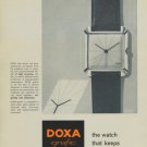 1957 Doxa Watch Company 1957 Swiss Ad Suisse Advert Le Locle Switzerland Horlogerie Horology