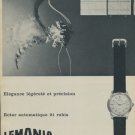 1957 Lemania Watch Company Lugrin SA Switzerland 1957 Swiss Ad Suisse Advert
