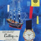 Mortima Watch Company Cattlin & Cie Watch Company France 1960 Swiss Ad Horology