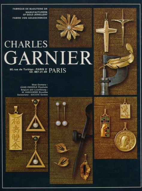 1968 Jeweller Charles Garnier Paris France Vintage 1968 Swiss Ad Suisse Advert