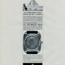 1967 Favre-Leuba Watch Company Switzerland Vintage 1967 Swiss Ad Suisse Advert