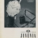 1960 Juvenia Watch Company Centenary 100 Year Anniversary Vintage 1960 Swiss Ad Suisse Advert