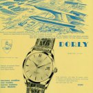Dorly Watch Company Switzerland d'Orly Vintage 1960 Swiss Ad Suisse Advert