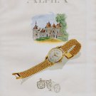 Alpha Watch Company Vintage 1946 Swiss Ad Switzerland Suisse Horlogerie Advert