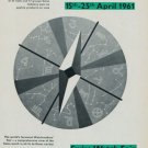 1961 Swiss Watch Fair Basle Vintage 1960 Swiss Ad Suisse Horlogerie Advert