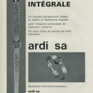 Ardi S.A. Company Geneva Switzerland 1968 Swiss Ad Suisse Advert Horology