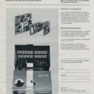 Vibrograf Advert Reno SA Portescap Co. 1970 Swiss Ad Suisse Advert Horlogerie