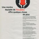 1973 Incabloc Portescap Switzerland Vintage 1973 Swiss Ad Suisse Advert Horology Horlogerie