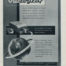 Vibrograf 1955 Suisse Advert Le Porte-Echappement Universel SA Vintage Swiss Ad Switzerland