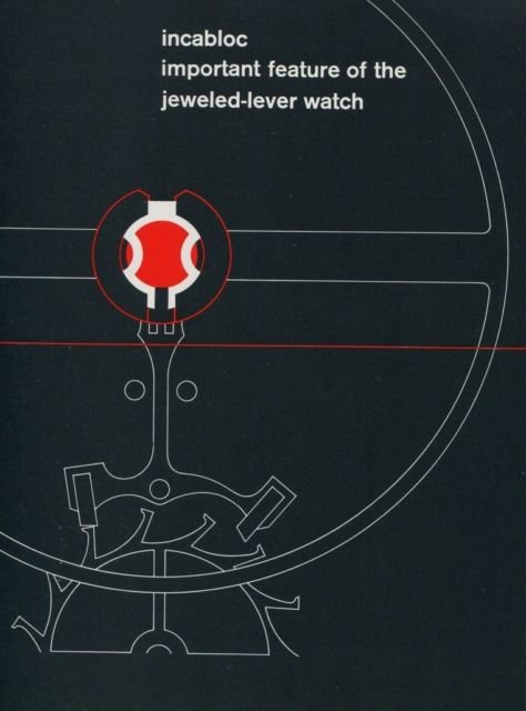 1958 Incabloc The Universal Escapement Company Vintage 1958 Swiss Ad Suisse Advert Horology
