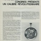 Longines Watch Company Un Calibre Revolutionnaire Vintage 1975 Swiss Magazine Article