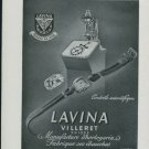 1947 Lavina Watch Company Switzerland Vintage 1947 Swiss Ad Suisse Advert Horlogerie Horology