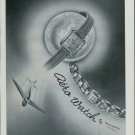 Aero Watch Company Neuchatel Vintage 1947 Swiss Ad Suisse Advert Horlogerie