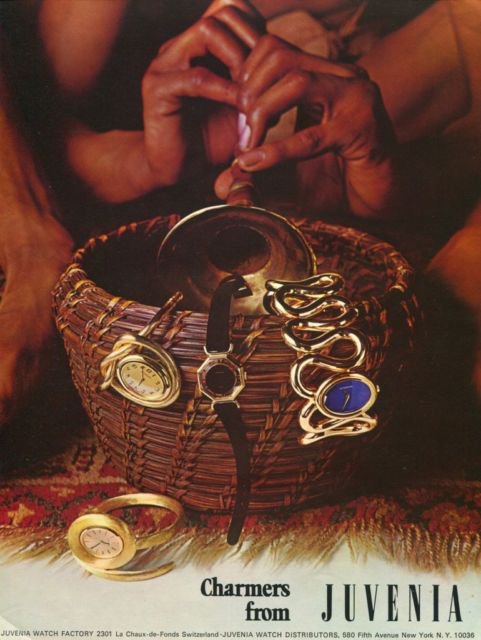 1972 Juvenia Watch Company Switzerland Vintage 1972 Swiss Ad Suisse Advert Horology