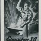 Ebauches S.A. Neuchatel Switzerland Vintage 1947 Swiss Ad Suisse Advert Horology