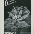 1947 Tornos S.A. Moutier Switzerland Vintage 1947 Swiss Ad Suisse Advert Horology Horlogerie
