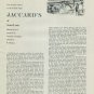 1950 Mermod-Jaccard-King Jewelry Company Jaccard's Vintage 1950 Swiss Magazine Article Horology