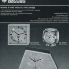 1973 Imhof Clock Company Arthur Imhof SA 1973 Swiss Ad Suisse Horlogerie Advert Horology
