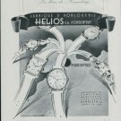 1947 Helios Watch Company Switzerland Vintage 1947 Swiss Ad Suisse Advert Pprrentruy
