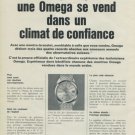 1965 Omega Watch Company Switzerland Vintage 1965 Swiss Ad Suisse Advert Horlogerie Horology