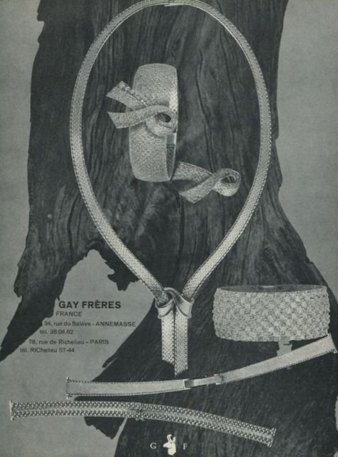 1965 Gay Freres Company France Vintage 1965 Swiss Ad Suisse Advert Horology Horlogerie